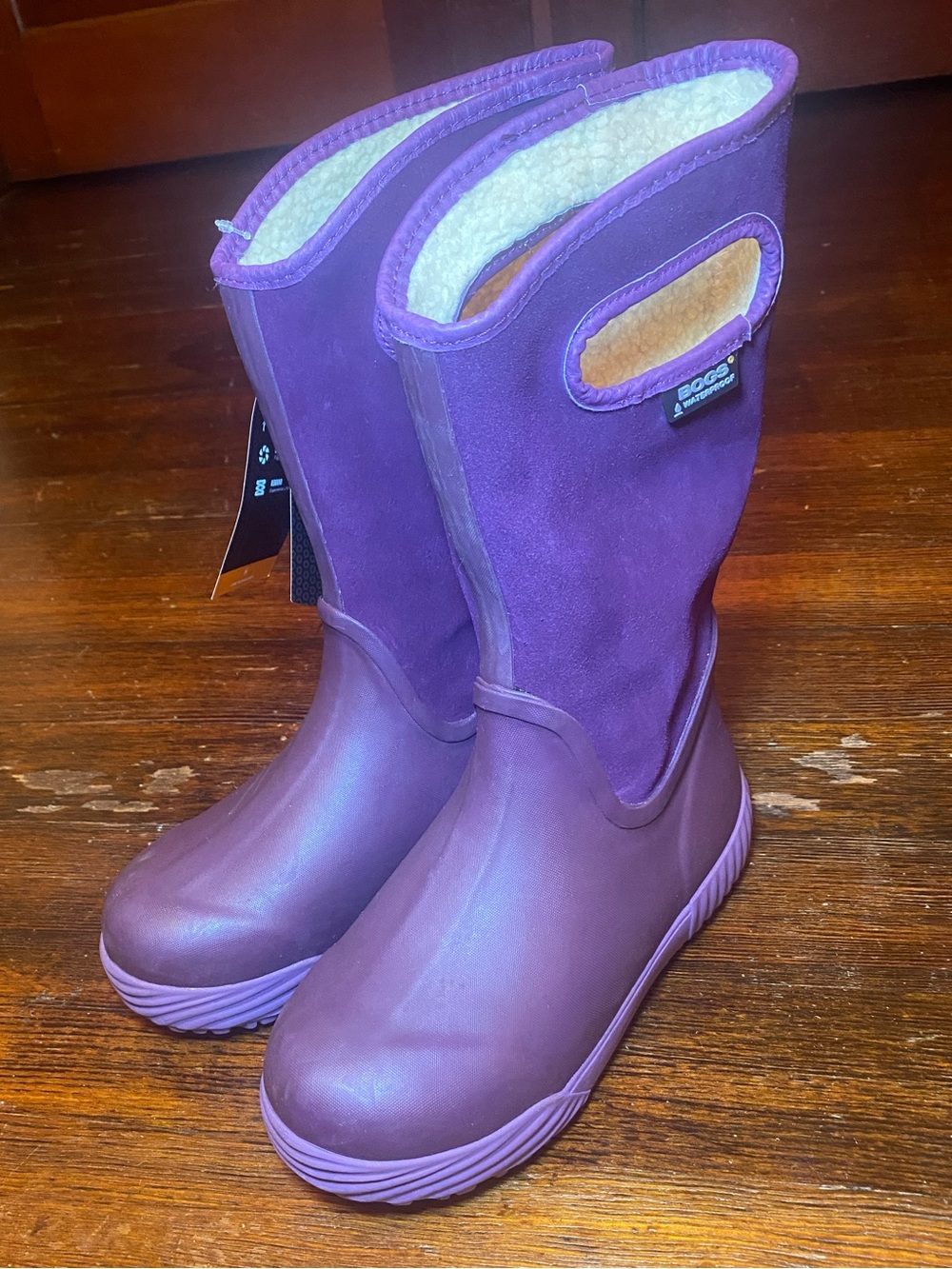 NWT Bogs Prairie Insulated Waterproof Winter Boots Sherpa Lining